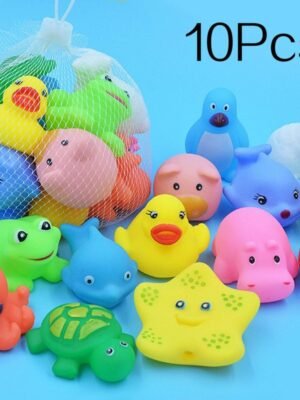 10Pcs Cute Animals Water Toys